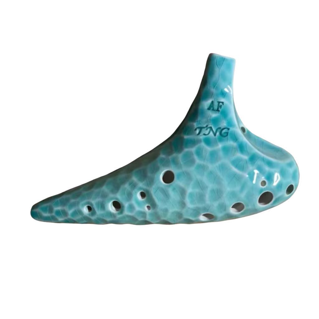 12-hole tenor F Major sea wave ocarina  