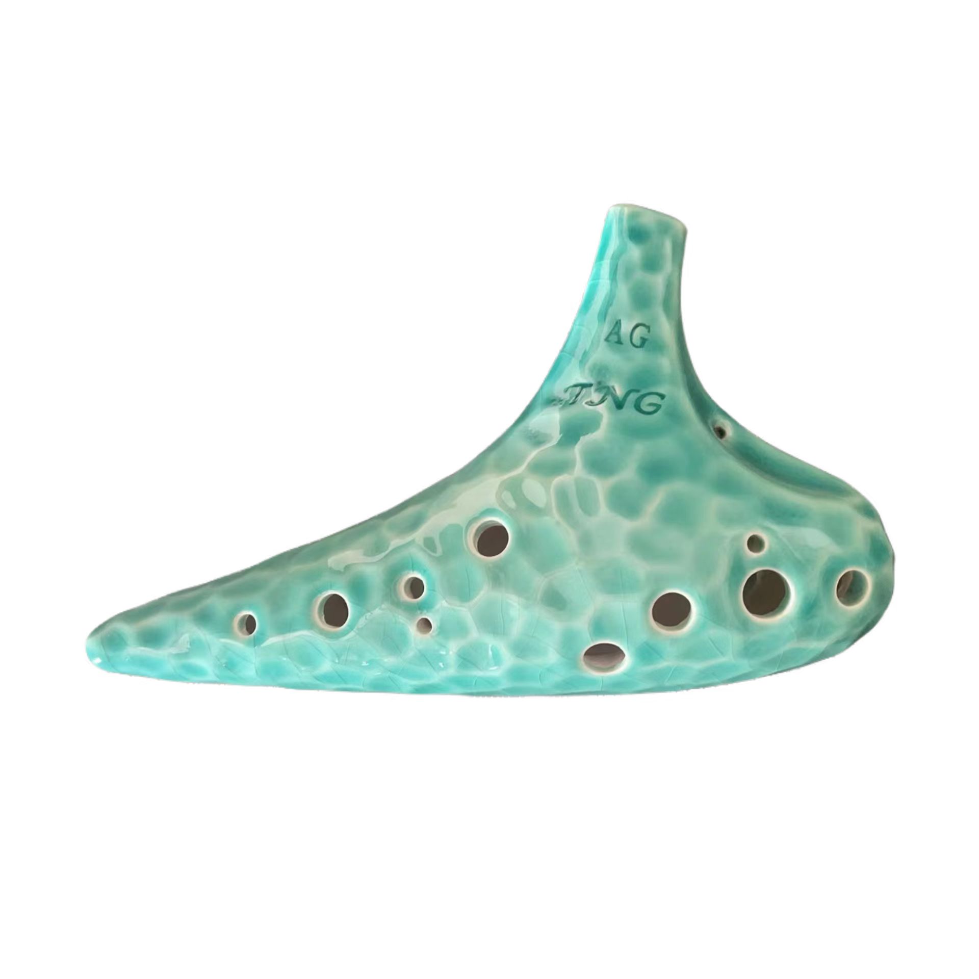 12-hole bass C Major sea wave  ocarina