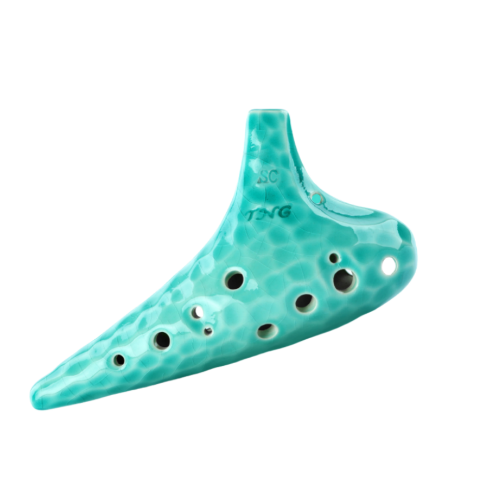 12-hole soprano C Major sea wave ocarina