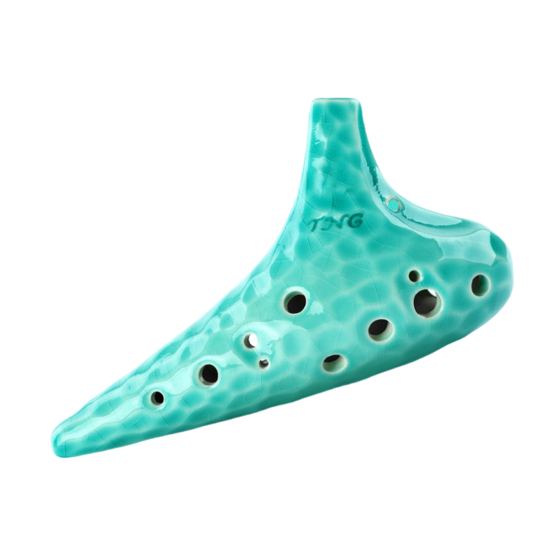 12-hole tenor C Major sea wave ocarina