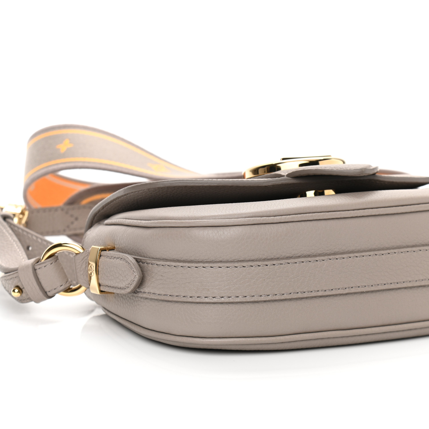 Grained Calfskin LV Pont 9 Soft PM Gris