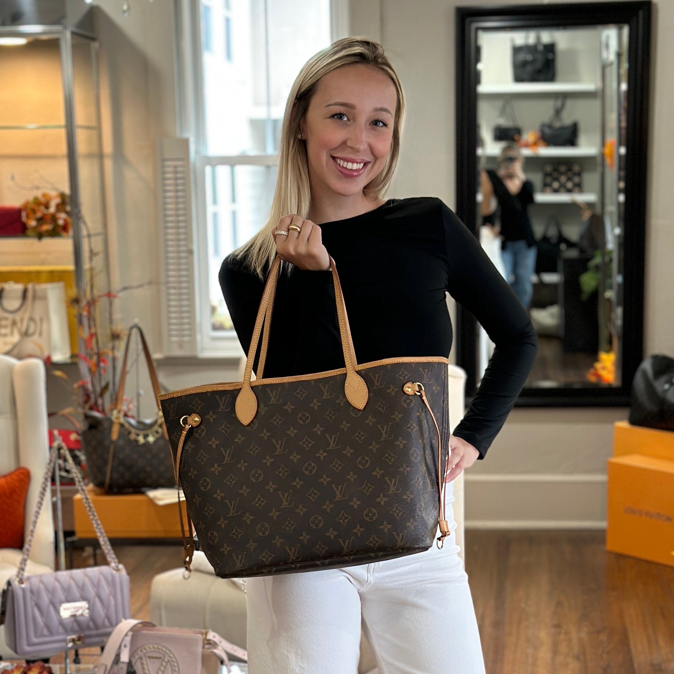 lotktuis vutktitton Monogram Neverfull MM