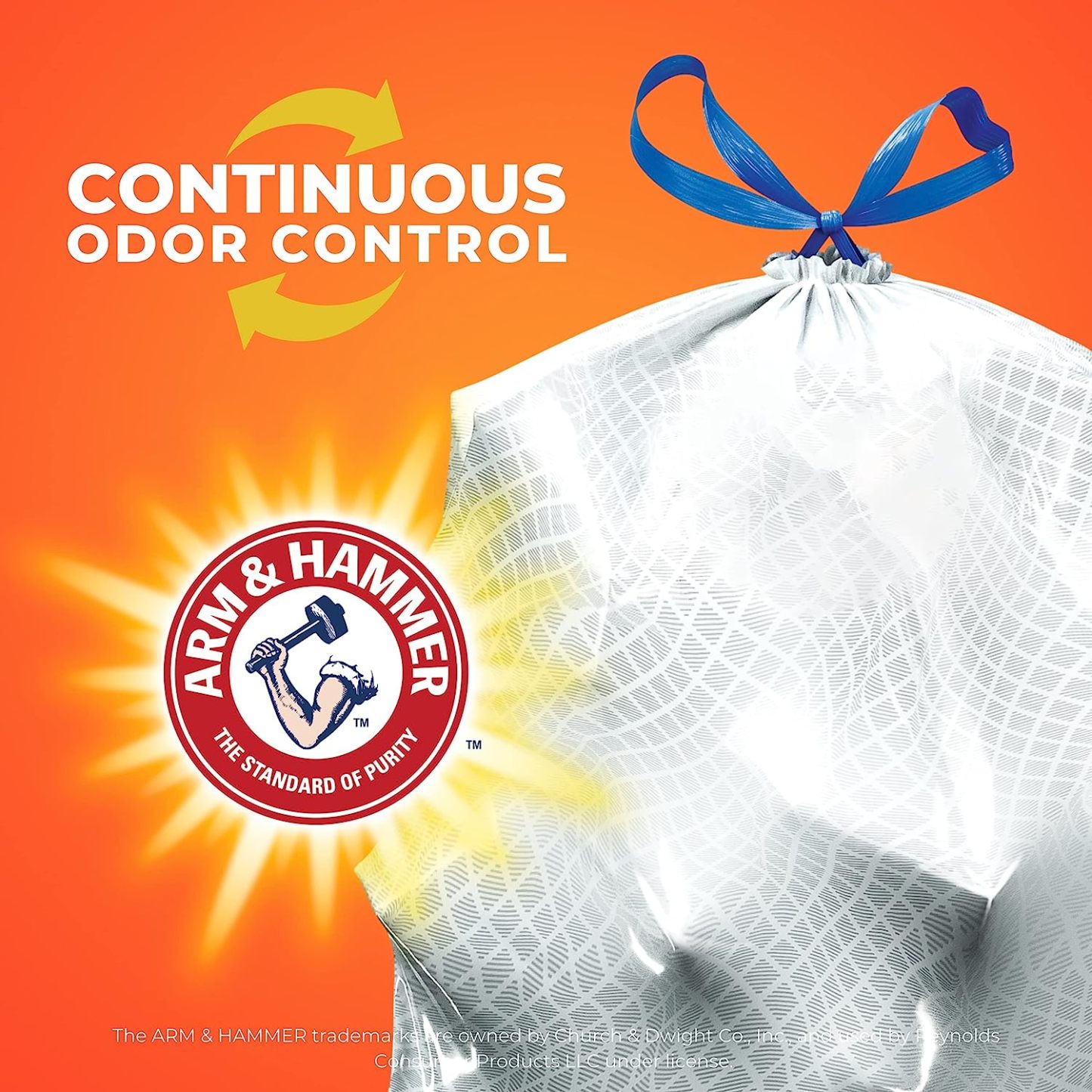 Hefty Ultra Strong Tall Kitchen Trash Bags, Lavender & Sweet Vanilla Scent, 13 Gallon, 80 Count