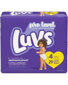 Luvs Pro Level Leak Protection Diapers Size 1/2/3/4/5/6