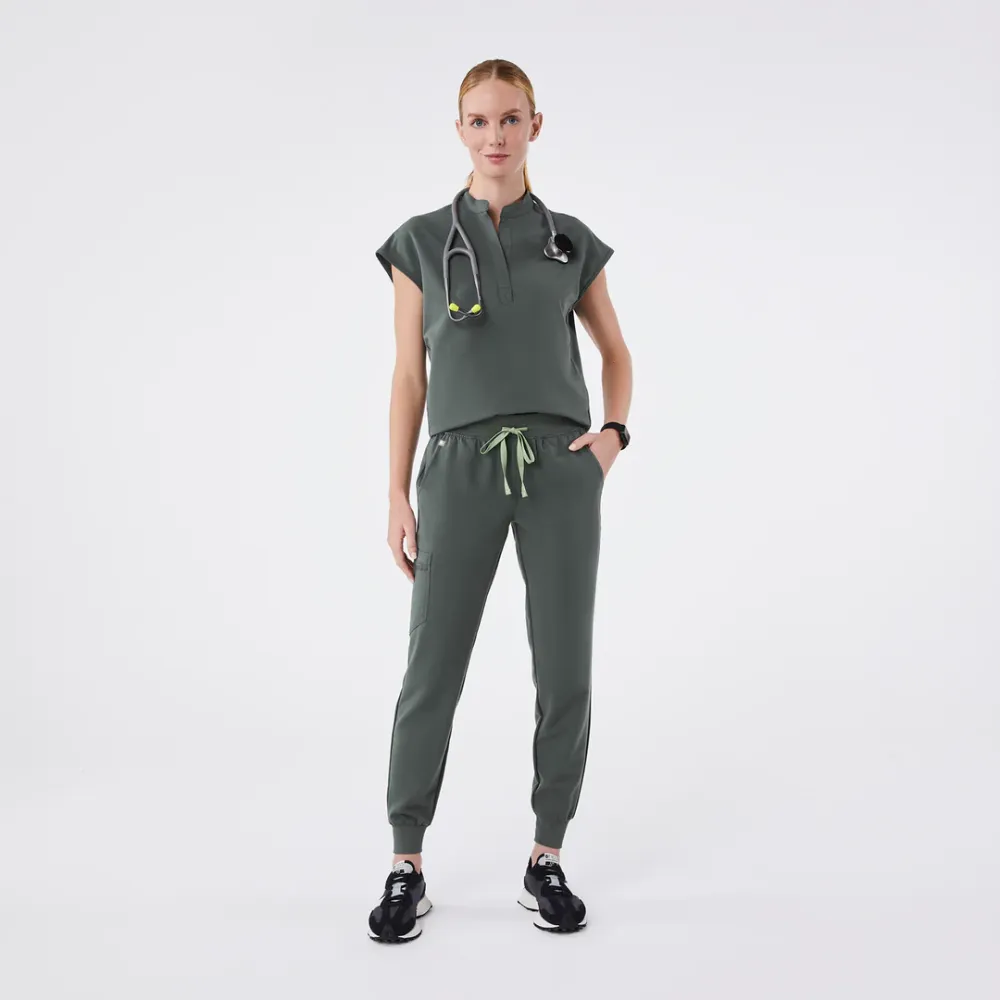 Rafaela Oversized Scrub Set--Bonsai