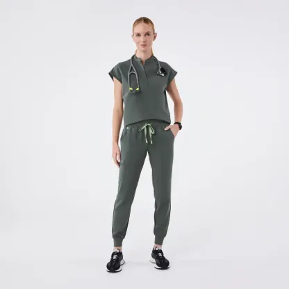 Rafaela Oversized Scrub Set--Bonsai