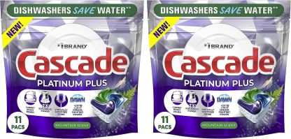 Cascade Platinum Plus Dishwasher Pod, Dish Detergent ActionPacs Dish Pods, Fresh, 52 Count