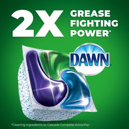 Cascade Platinum Plus Dishwasher Pod, Dish Detergent ActionPacs Dish Pods, Fresh, 52 Count