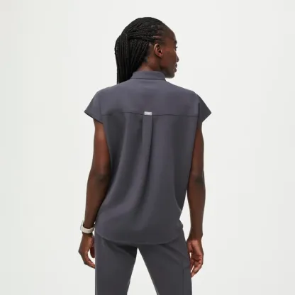 Rafaela Oversized Scrub Set--Burgundy