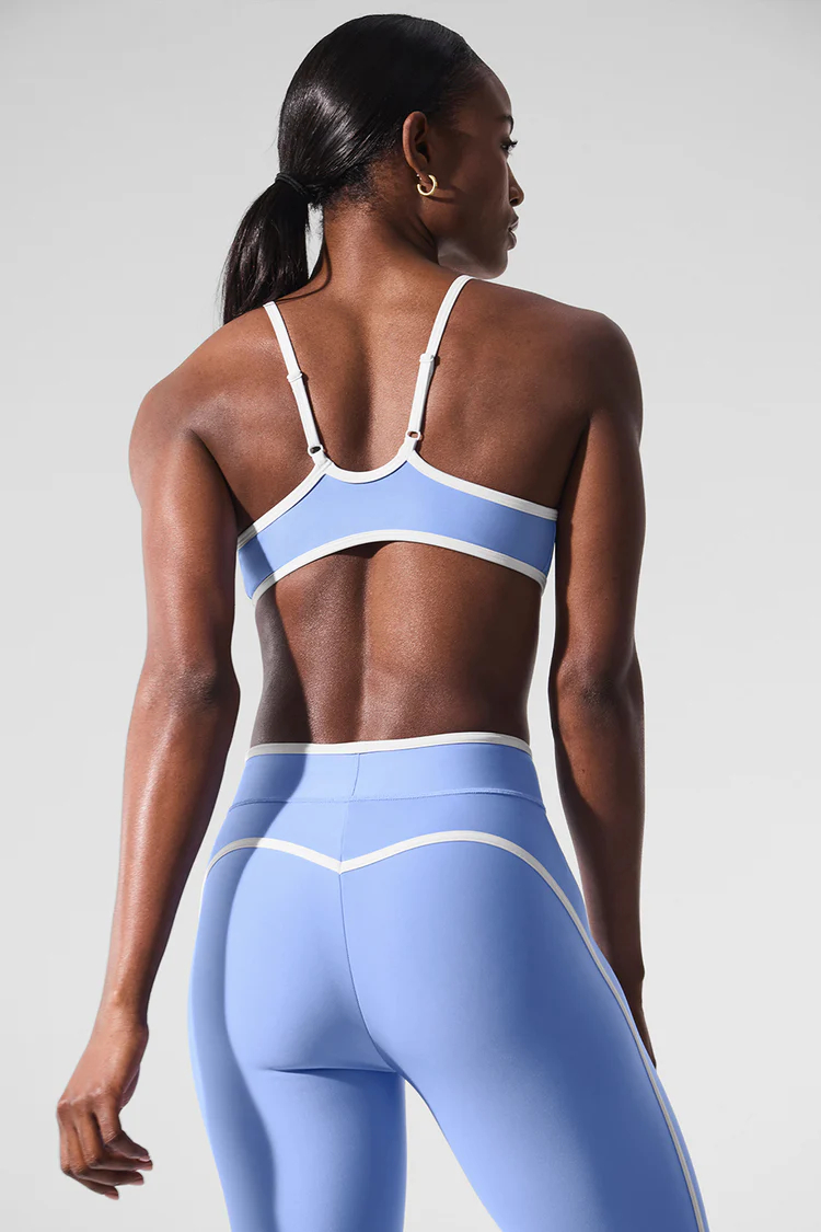 Airlift Charger Bra-Crystal Clear Blue/White