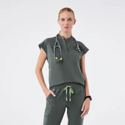Rafaela Oversized Scrub Set--Bonsai