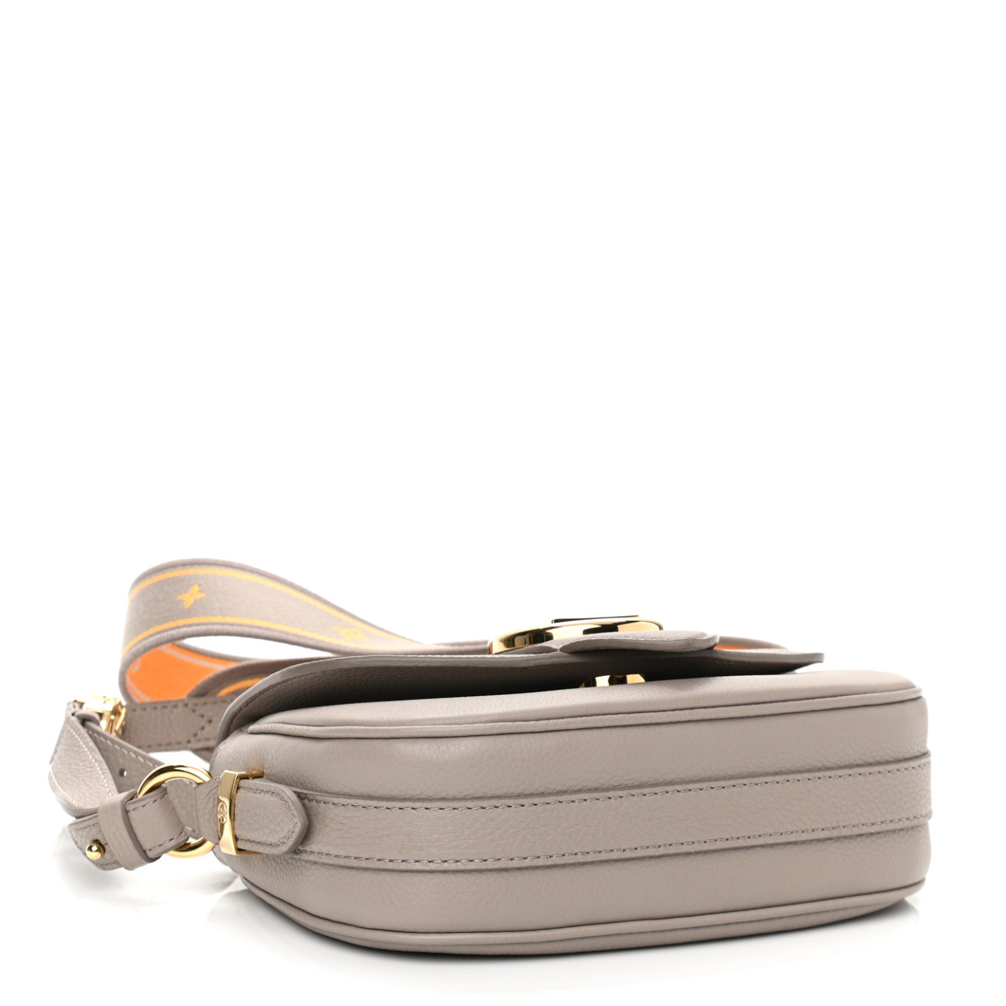 Grained Calfskin LV Pont 9 Soft PM Gris