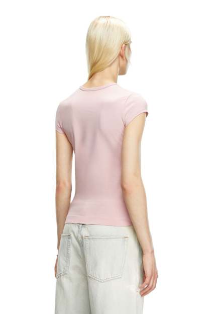 T-shirt with peekaboo logo-Face Powder