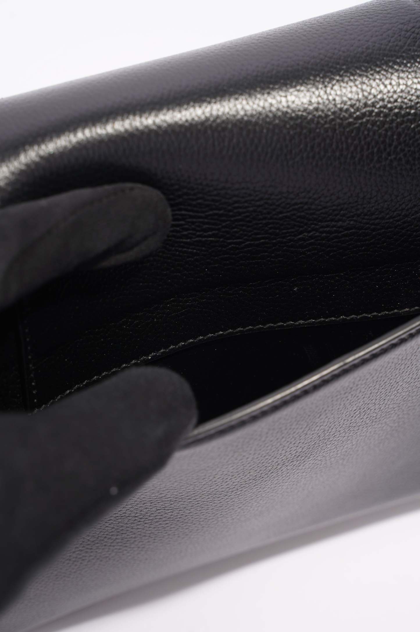 BALETKTNCIAGA Womens Hourglass Black Leather Medium