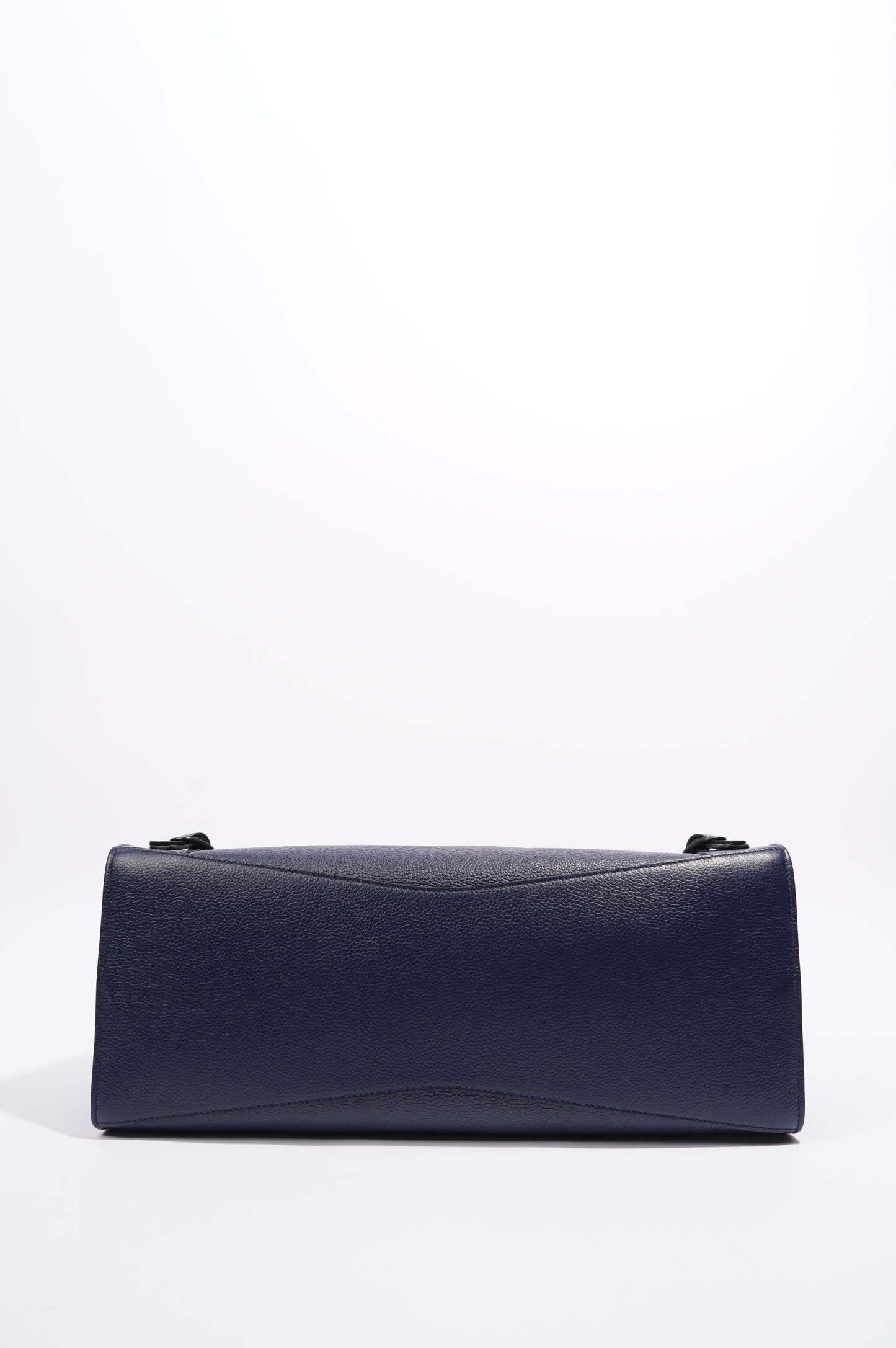 BALETKTNCIAGA Womens Neo City Bag Navy Leather Medium