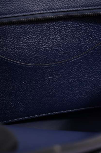 BALETKTNCIAGA Womens Neo City Bag Navy Leather Medium