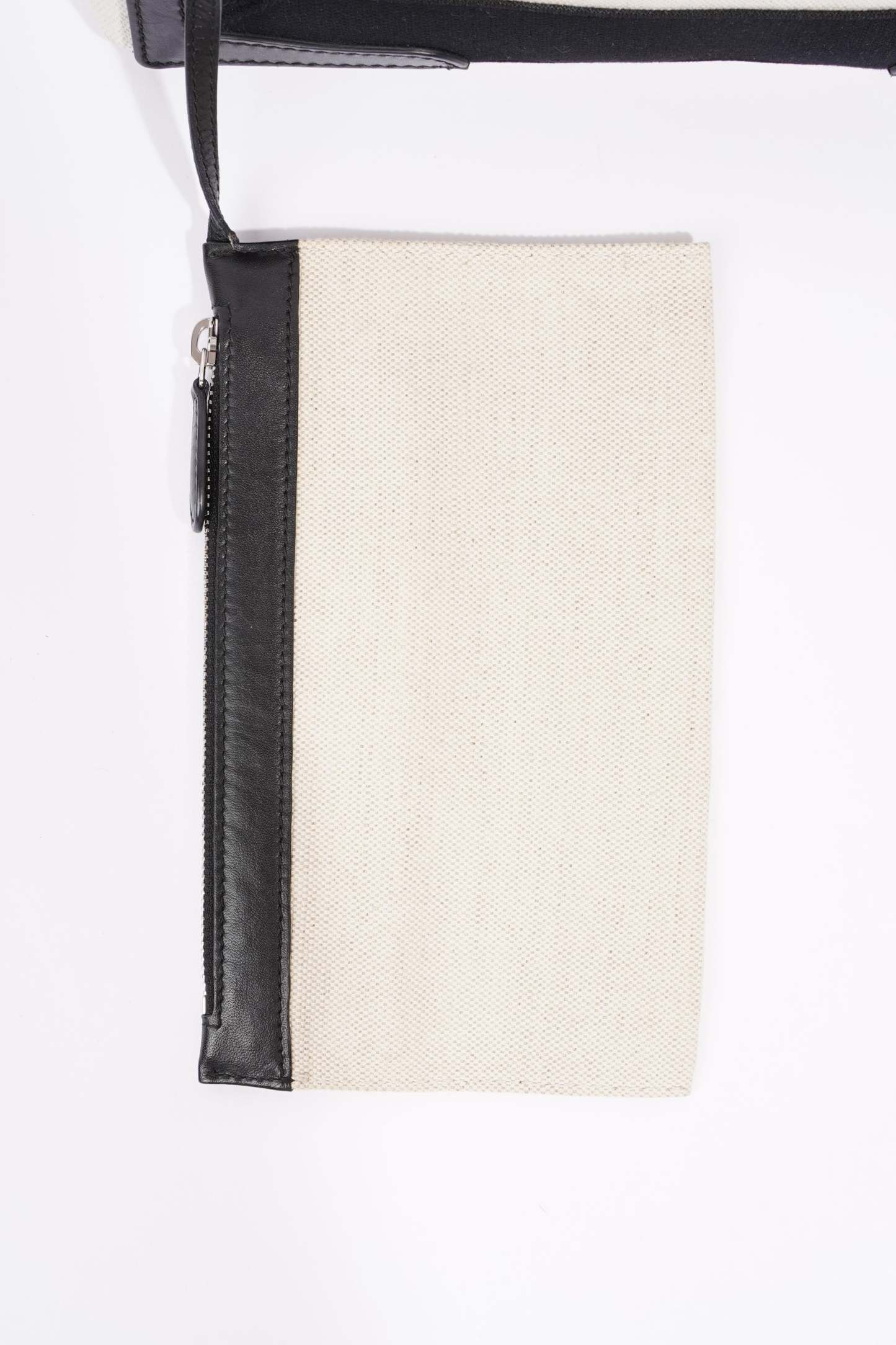 BALETKTNCIAGA Cabas Tote Bag Off white / Black Canvas Small