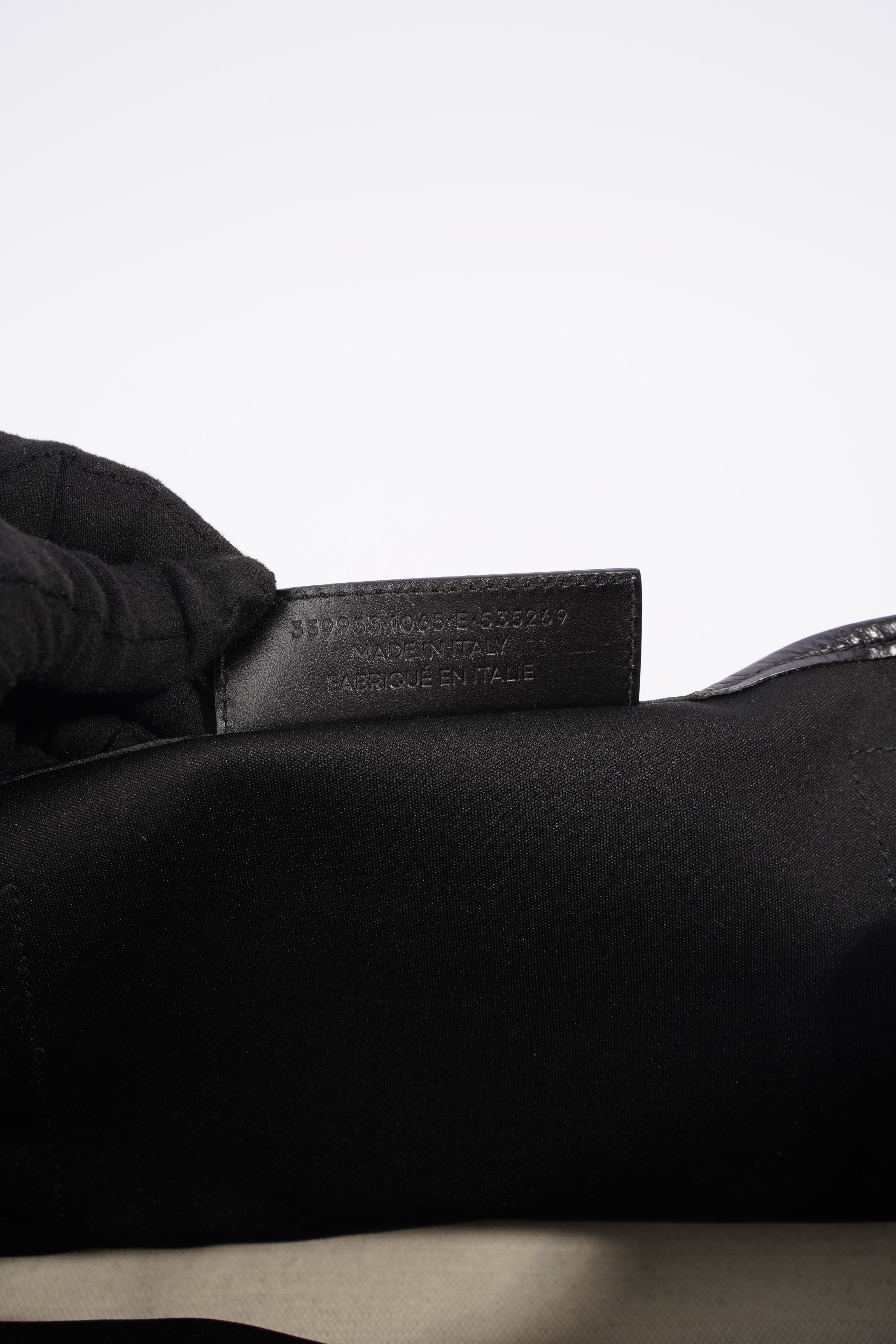 BALETKTNCIAGA Cabas Tote Bag Off white / Black Canvas Small