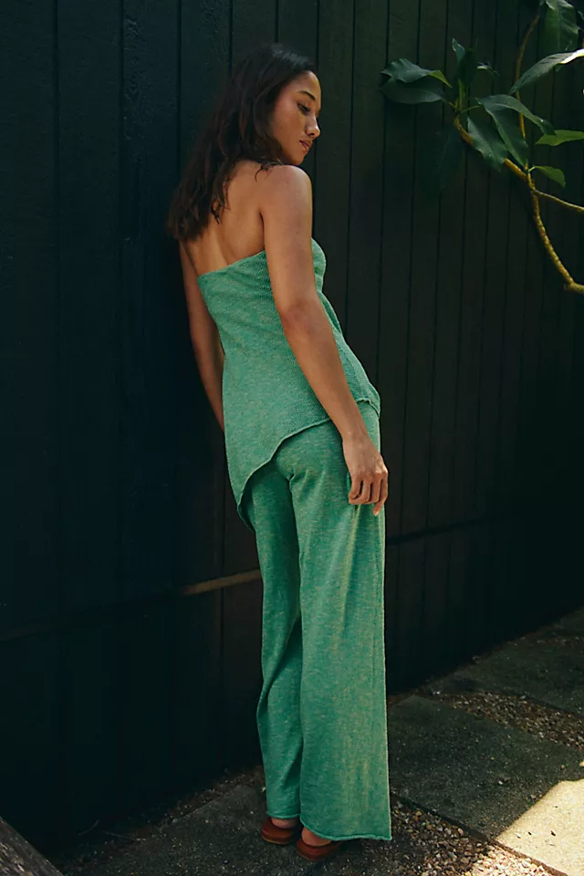 Krista Cotton-Linen Sweater Set