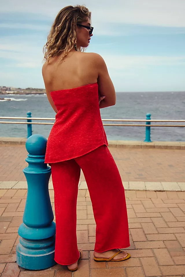 Krista Cotton-Linen Sweater Set