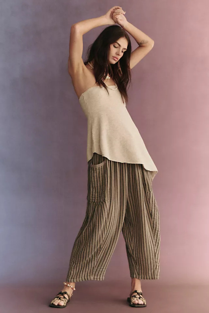 Krista Cotton-Linen Sweater Set