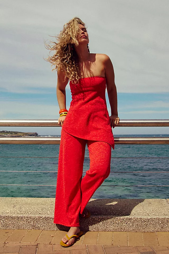 Krista Cotton-Linen Sweater Set