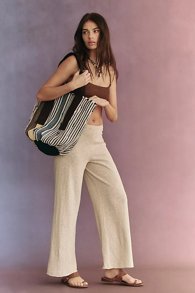 Krista Cotton-Linen Sweater Set