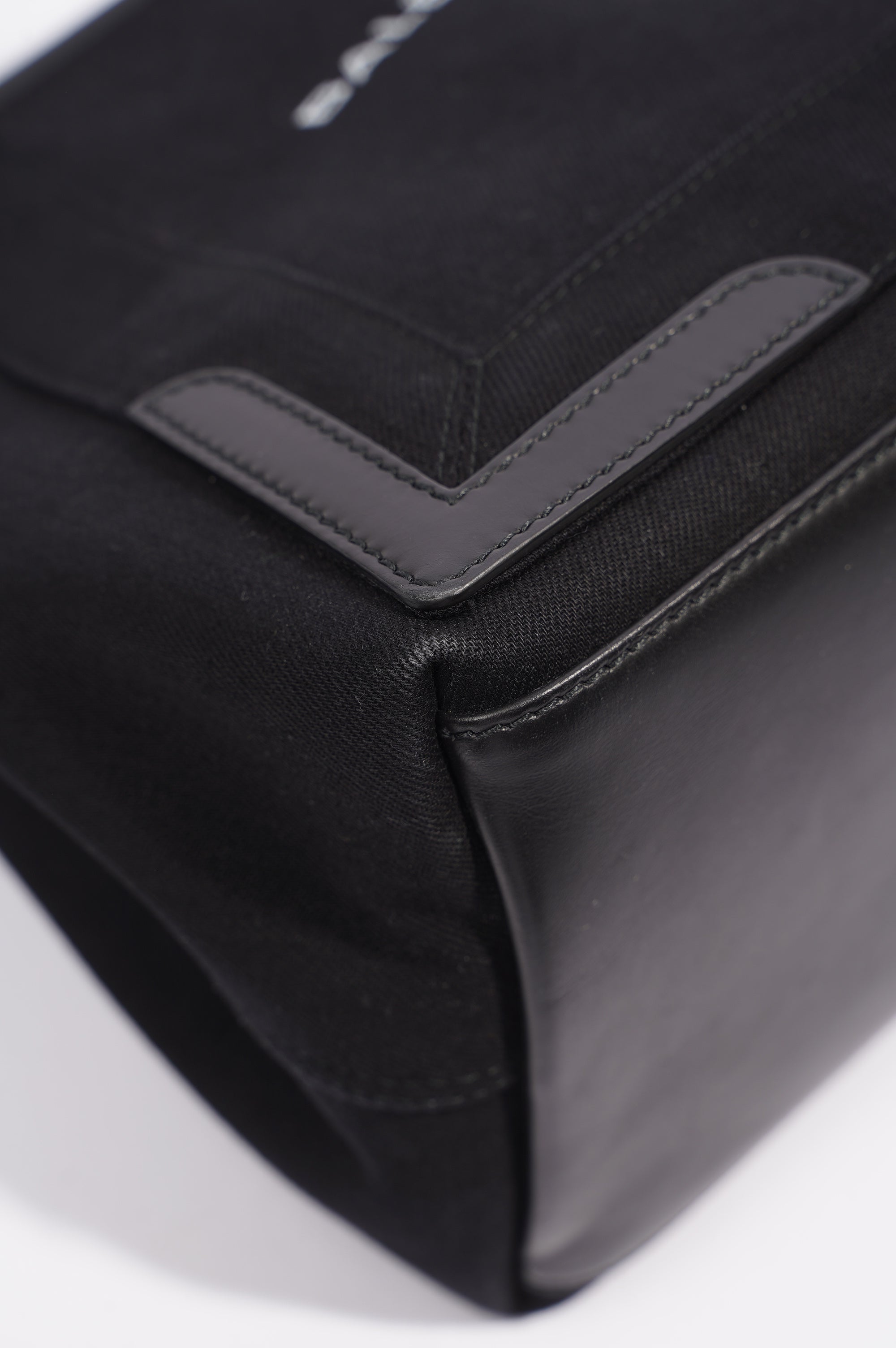 BALETKTNCIAGA Cabas Tote Bag Black Canvas Small