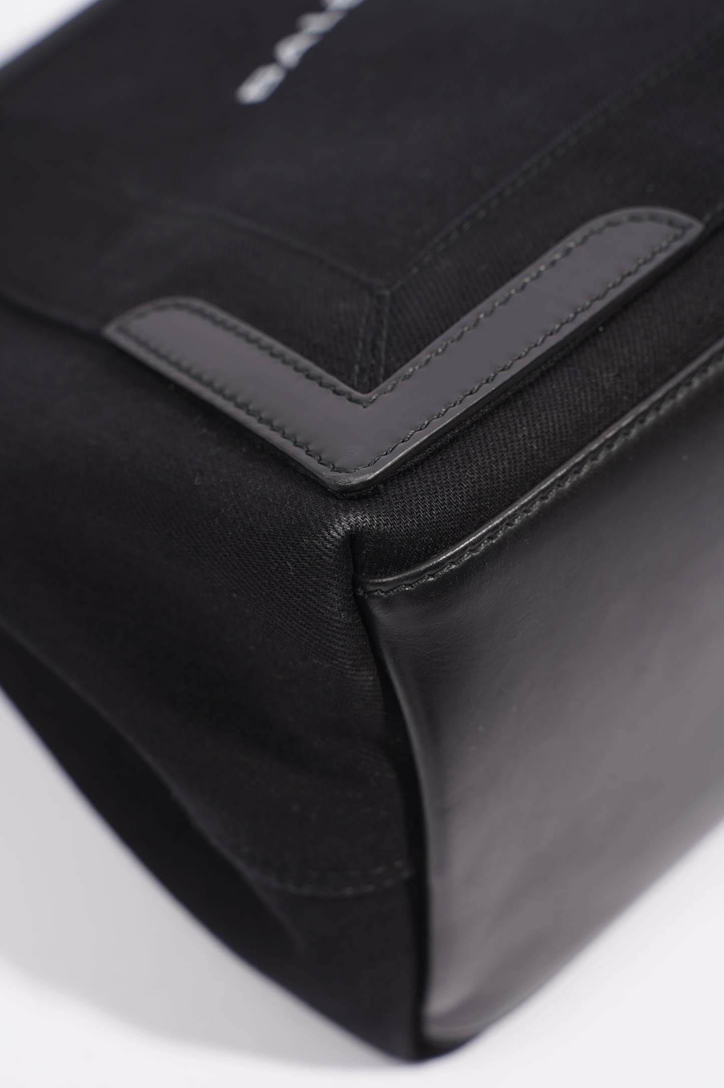 BALETKTNCIAGA Cabas Tote Bag Black Canvas Small