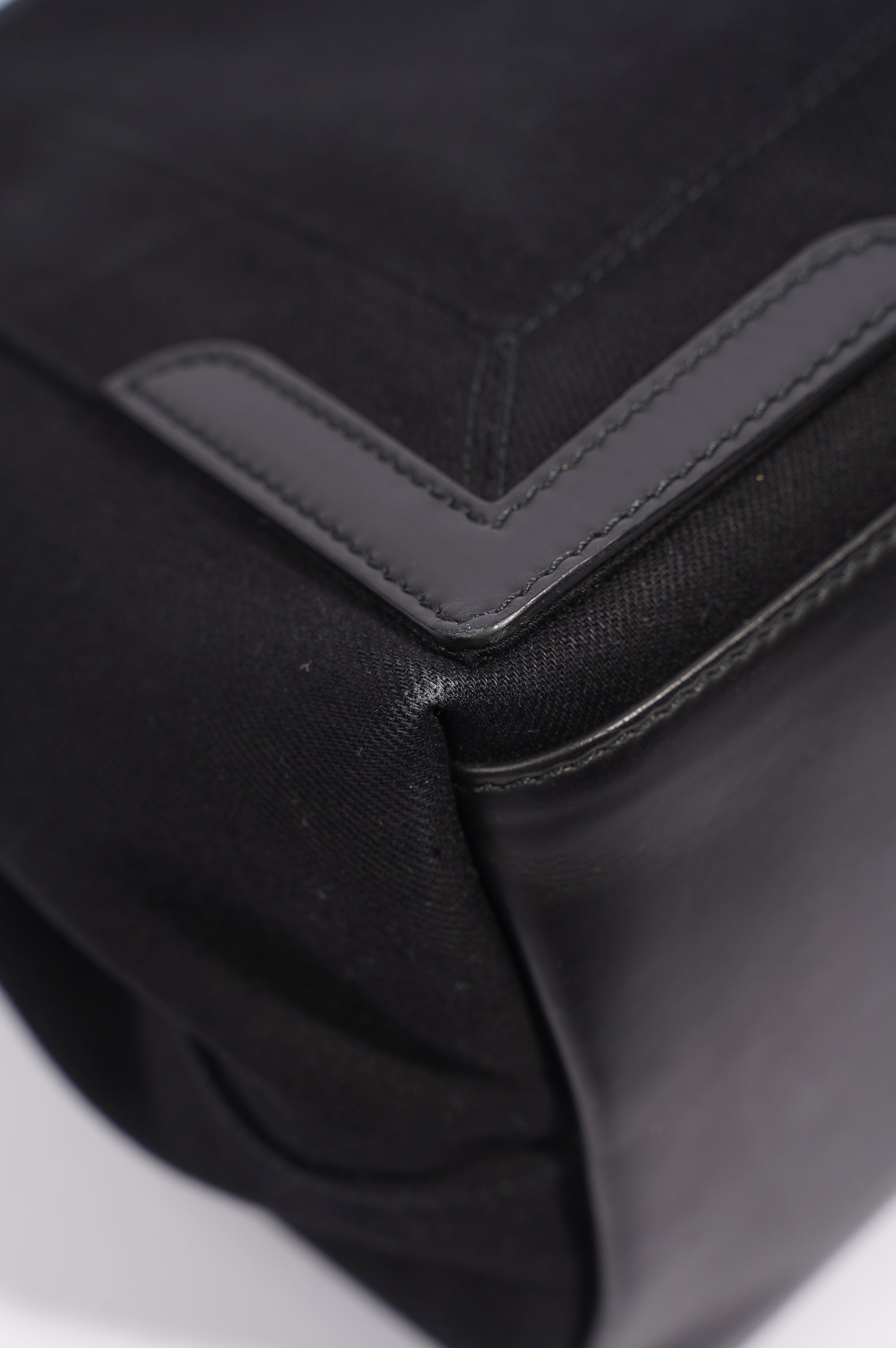 BALETKTNCIAGA Cabas Tote Bag Black Canvas Small