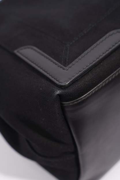 BALETKTNCIAGA Cabas Tote Bag Black Canvas Small