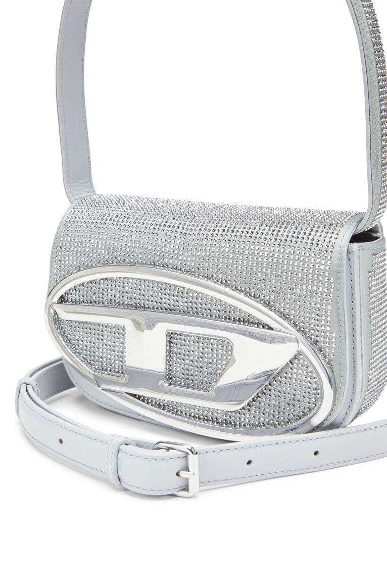 1DR Shoulder Bag - Iconic shoulder bag in crystal satin