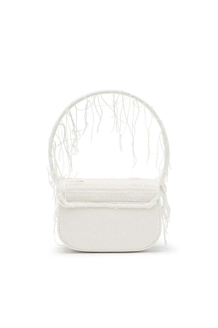 1DR-Iconic shoulder bag in canvas and leather