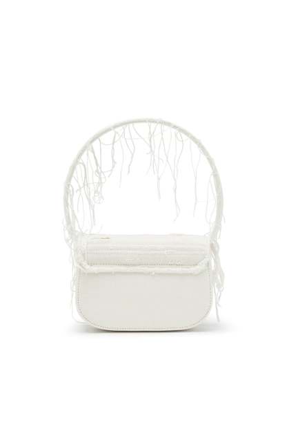 1DR-Iconic shoulder bag in canvas and leather