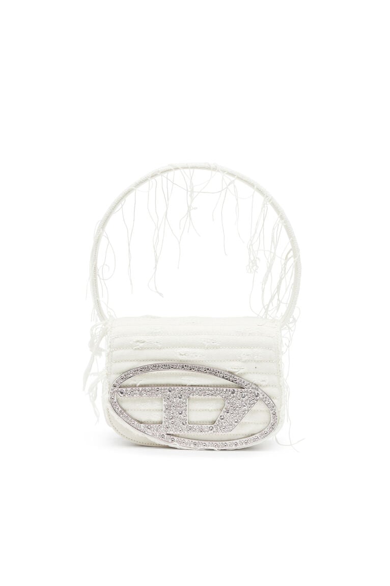 1DR-Iconic shoulder bag in canvas and leather