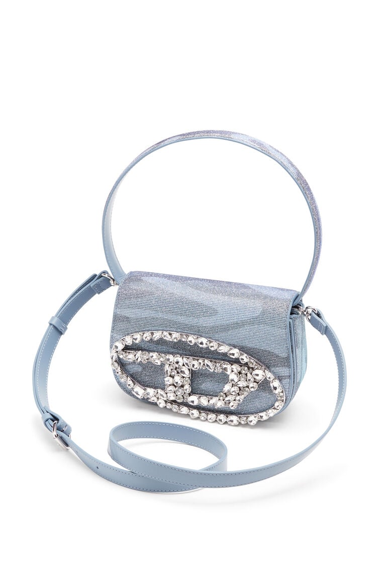 1DR-Iconic shoulder bag in camo lurex