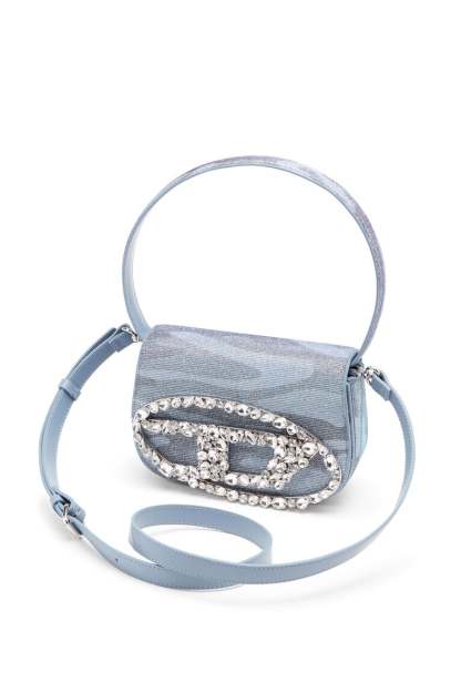 1DR-Iconic shoulder bag in camo lurex