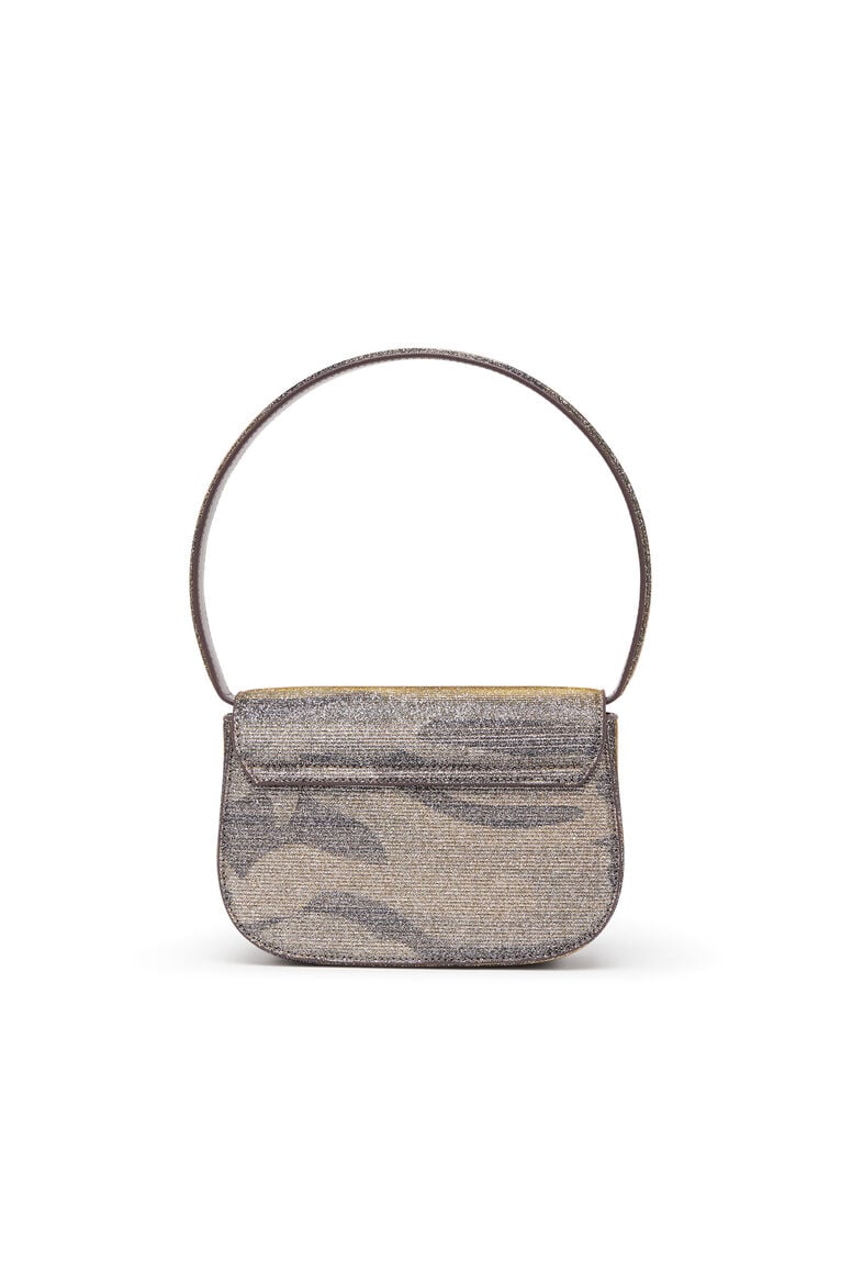 1DR-Iconic shoulder bag in camo lurex