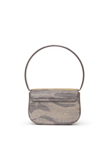 1DR-Iconic shoulder bag in camo lurex