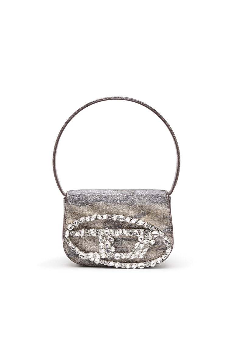 1DR-Iconic shoulder bag in camo lurex