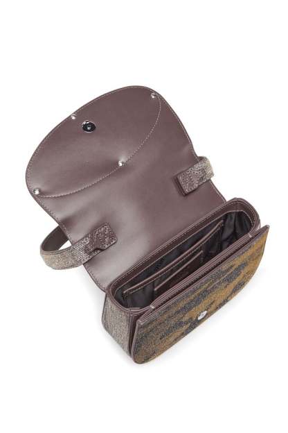 1DR-Iconic shoulder bag in camo lurex