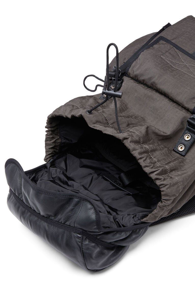 Utlt Backpack X - Backpack in jacquard fabric and nappa