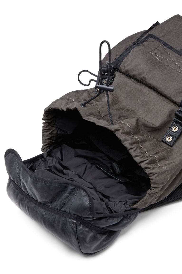 Utlt Backpack X - Backpack in jacquard fabric and nappa