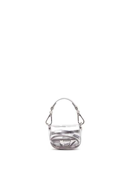 Iconic micro bag charm with mirror effect