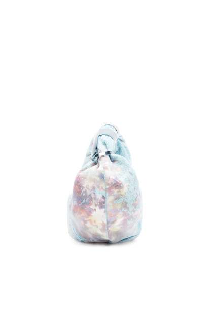 Grab-D S-Hobo bag in flower devoré denim
