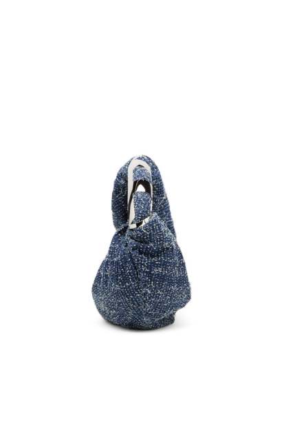 Grab-D S-Hobo bag in bouclé denim