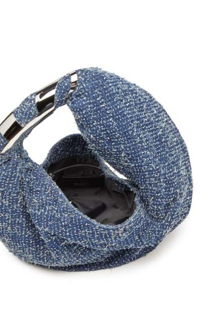 Grab-D S-Hobo bag in bouclé denim