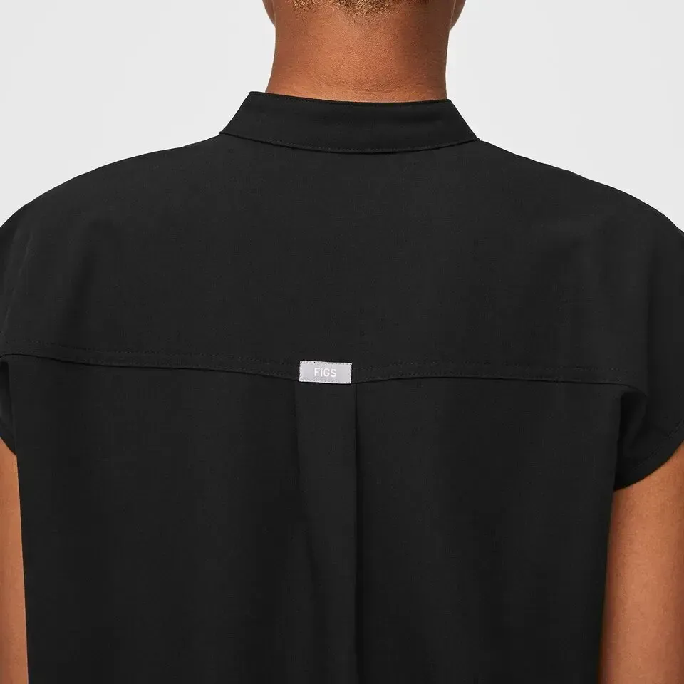 Rafaela Oversized Scrub Set--Burgundy