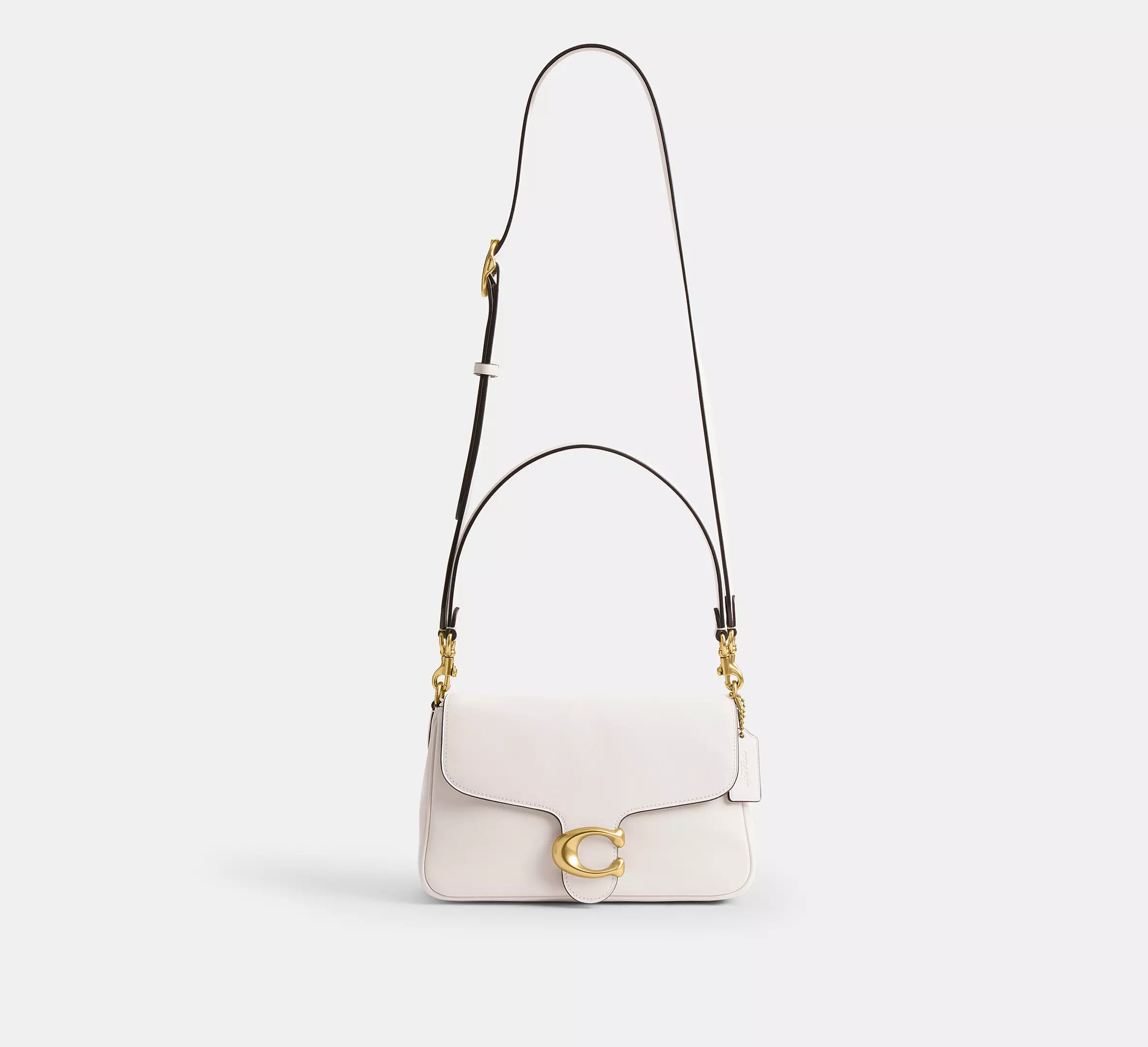 Soft Tabby Shoulder Bag Smooth leather/Brass/Chalk