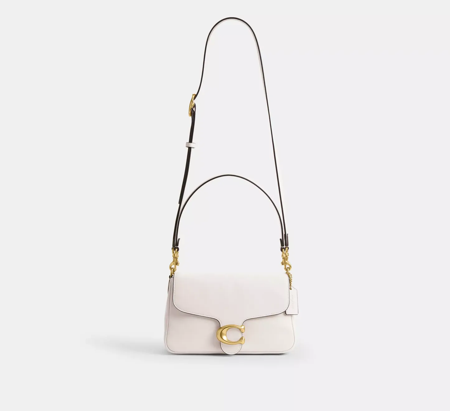 Soft Tabby Shoulder Bag Smooth leather/Brass/Chalk